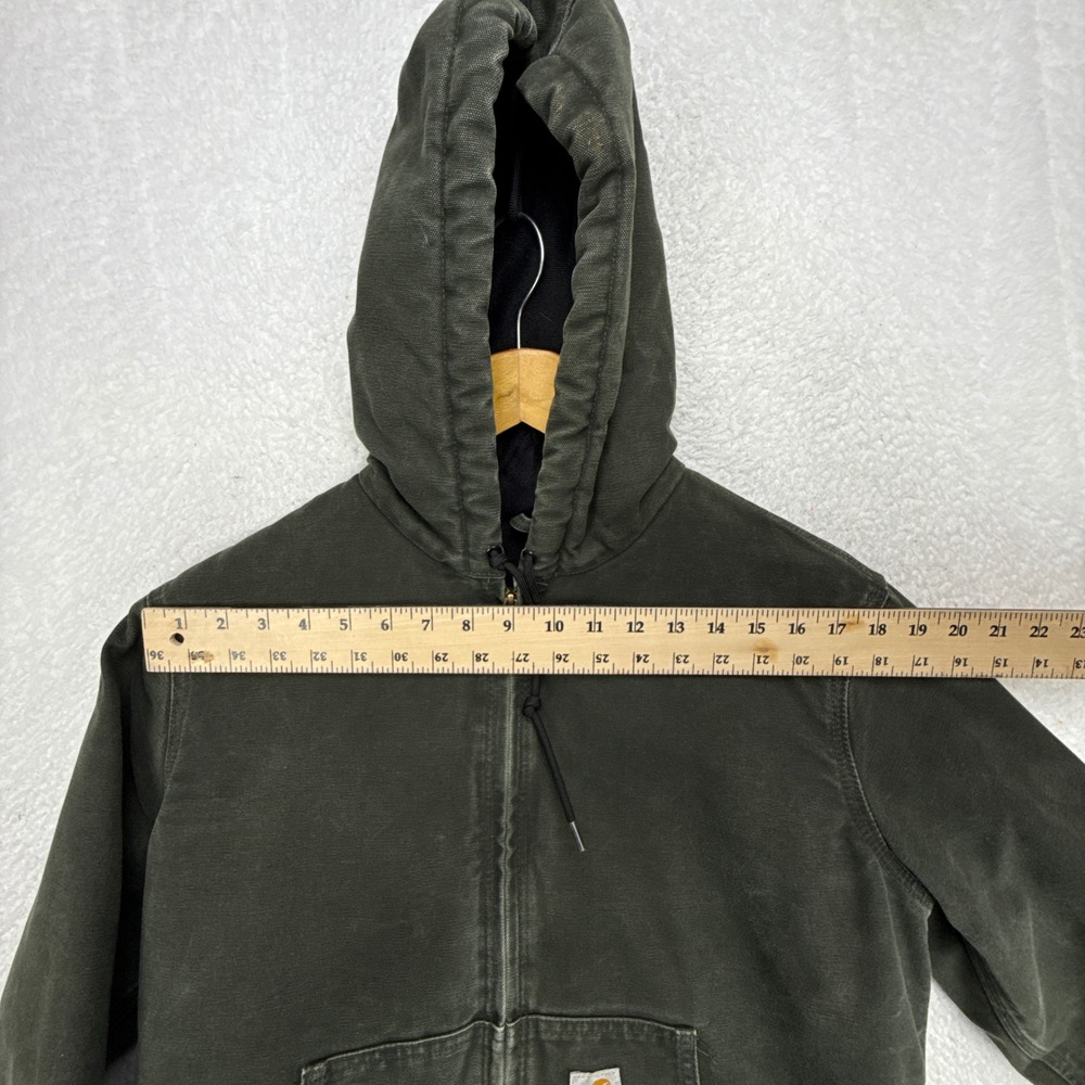 Carhartt Sandstone Active Jacket Quilt Lined Womens XS WJ130 MOS Moss Green - Picture 8 of 16